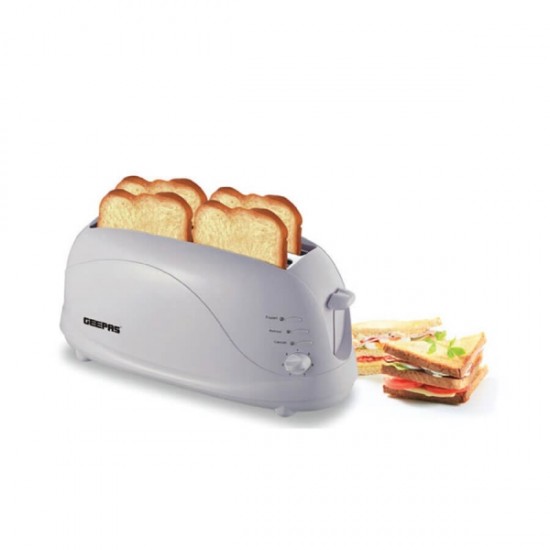 Geepas 4-Slice Bread Toaster, Browning control - GBT9895