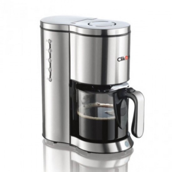 Clikon Single Serve Coffe Maker - Silver, - CK2273
