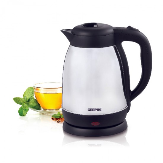 Geepas 1.5Ltr Stainless Electric Kettle Double Shell - GK5459