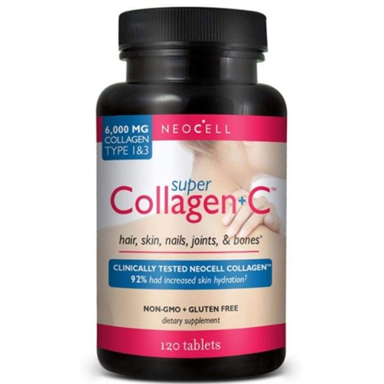 NeoCell Super Collagen Plus C Type 1 &amp; 3 - 6000 mg (120 Tablets)