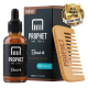 PREMIUM Unscented Beard Oil and Comb Kit for Thicker Facial Hair Grooming - The All-In-One Conditioner and Shampoo-like Softener