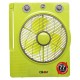Clikon 12 Rechargeable Fan With Emergency Lantern - Ck2801