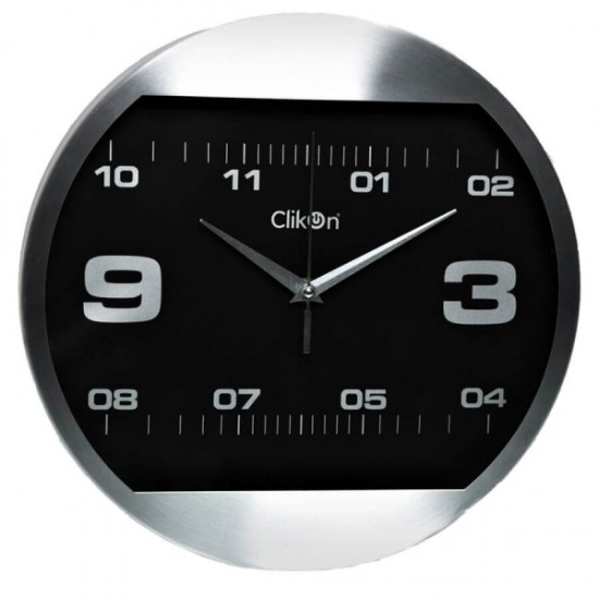 Clikon Aluminum Frame Wall Clock - CK1118