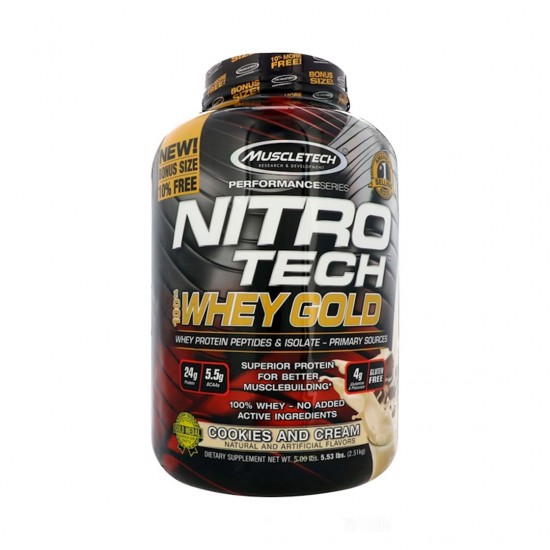 Muscletech Nitro Tech 100 Whey Gold French Vanilla Cream
