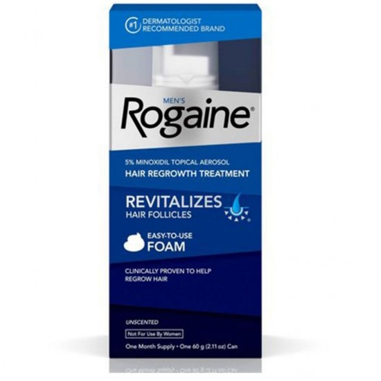 Men s ROGAINE® 5 Minoxidil Unscented Foam 1 Month Supply