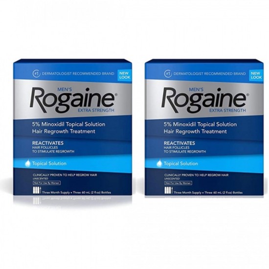 Men s Rogaine Extra Strength Solution 2 Pack (3 2oz Bottles Ea)