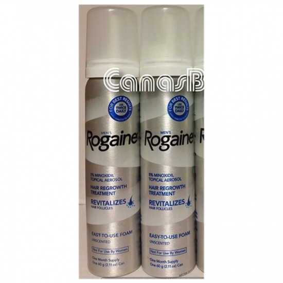 Rogaine Men s Hair Regrowth Treatment, Unscented - 2.11 Oz, Pack Of 2