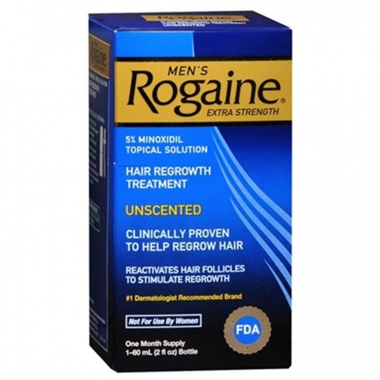 Rogaine For Men Hair Regrowth Treatment, Extra Strength 2 Oz (Pack Of 3)