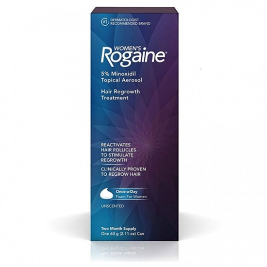 Rogaine Women s Hair Regrowth Treatment, 2 Month Supply 2.11 Oz (Pack Of 5)
