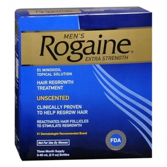 Rogaine Men s Extra Strength Unscented 6 Oz (Pack Of 10)