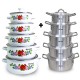 10 Pcs Aluminium Cookware Set With 10 Pcs Casserole Set Bundle ( BND18-107 )