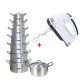 2 In 1 Bundle Offer 14 PCS Aluminum Cooking Pot And Olympia Hand Mixer 19136