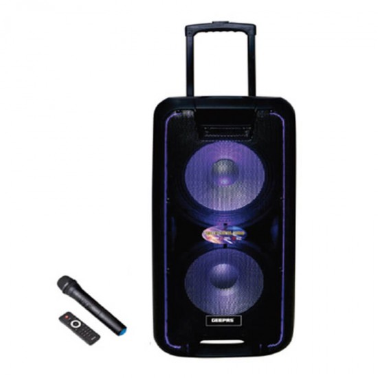 Geepas Portable And Rechargeable Speaker Usb Bt Rmt Mic - GMS8574
