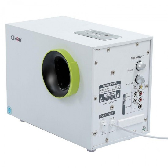 Clikon Multi Media Speaker System 3 IN 1 CK801