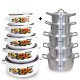 10 Pcs Aluminium Cookware Set With 10 Pcs Casserole Set Bundle ( BND18-108 )