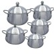 10 Pcs High Quality Aluminium Cookware Set - ACS-10A