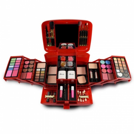 Makeup Kit With Box - 2001A-Red