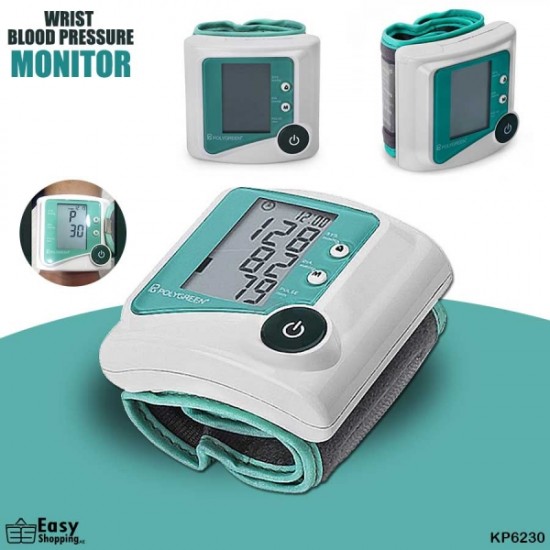 Polygreen Wrist Blood Pressure Monitor, KP6230