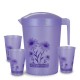 4 Pcs Plastic Water Set Purple - PWS786