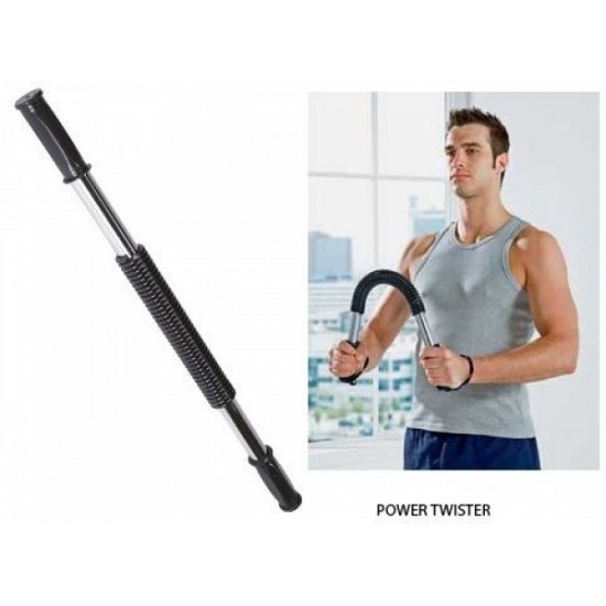 Power Twister Bar Dual Springs Super Heavy Duty For Upper Body Arm Strengthening