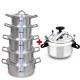 Bundle Offer 10 Pcs Aluminium Cookware+5 Litre Pressure Cooker BND17-40