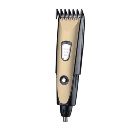 Geepas Rechargeable Hair Clipper With Nose Trimmer - GTR8709