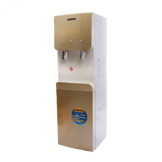 Geepas Hot &amp; Cold Water Dispenser Cabnet Hot 5L Cold 2L - GWD8360