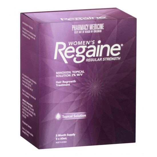 Regaine Solution Womens Regular Strength Hair Loss (3 Months Supply) - Minoxidil