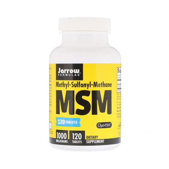 Jarrow Formulas, MSM, Methyl-Sulfonyl-Methane, 1,000 mg, 120 Tablets