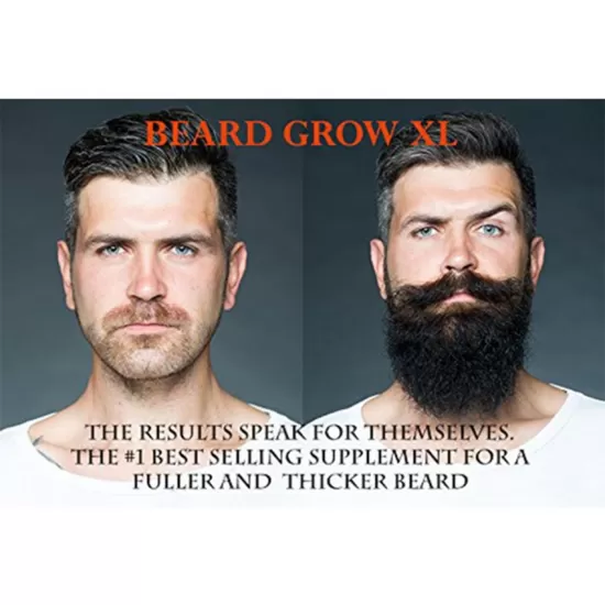 Buy Beard Grow XL Facial Hair Supplement #1 Mens Hair Growth Vitamins For  Thicker and Fuller Beard Online in UAE 