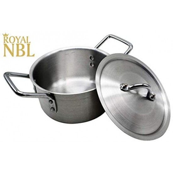 Royal NBL 7 Pieces Aluminium Cookware Set With 7 Lid High Quality Aluminium Cooking Pot Set